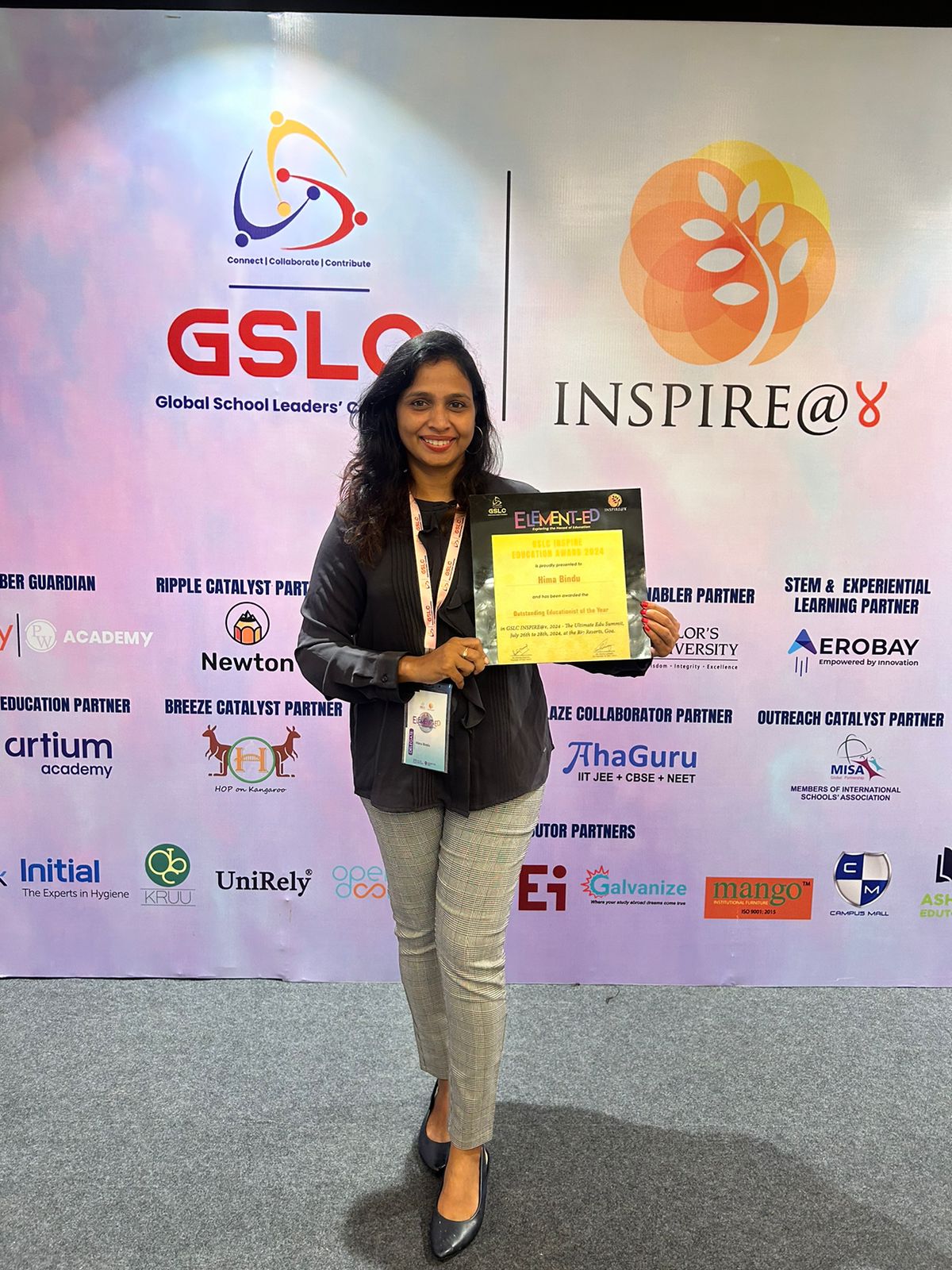 Outstanding Educationist of the Year